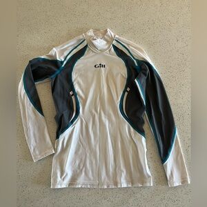 Gill Women's White and Gray Swim Rash Guard